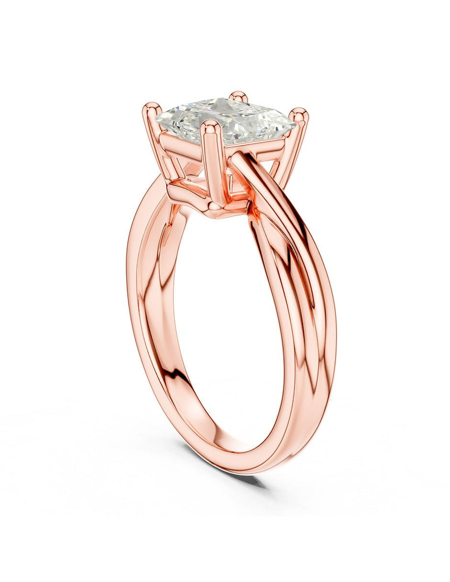 Anillo de compromiso - solitario - AMORE81-PR-LG