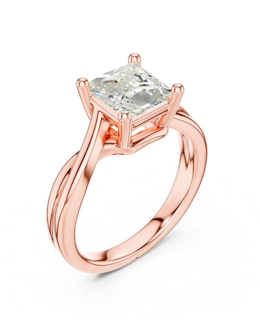 Anillo de compromiso - solitario - AMORE81-PR-LG