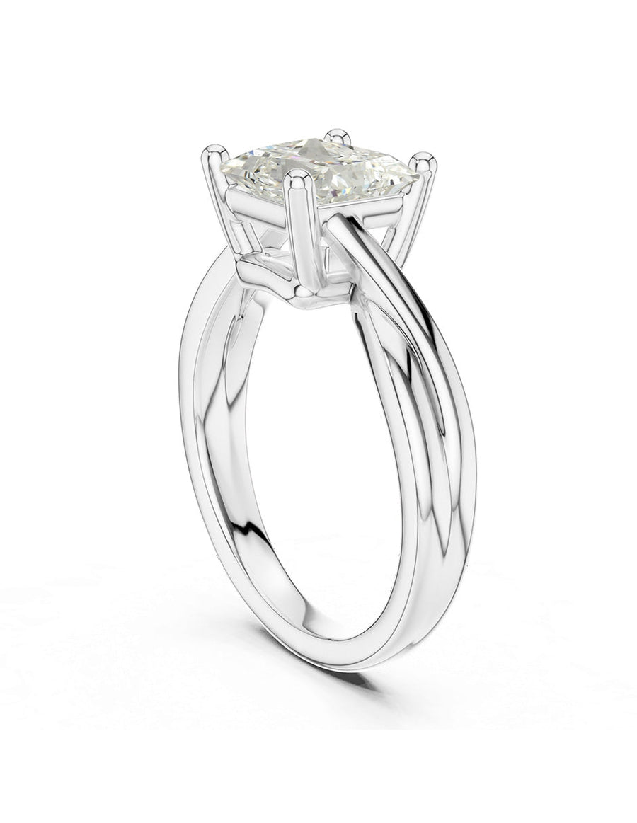 Anillo de compromiso - solitario - AMORE81-PR-LG