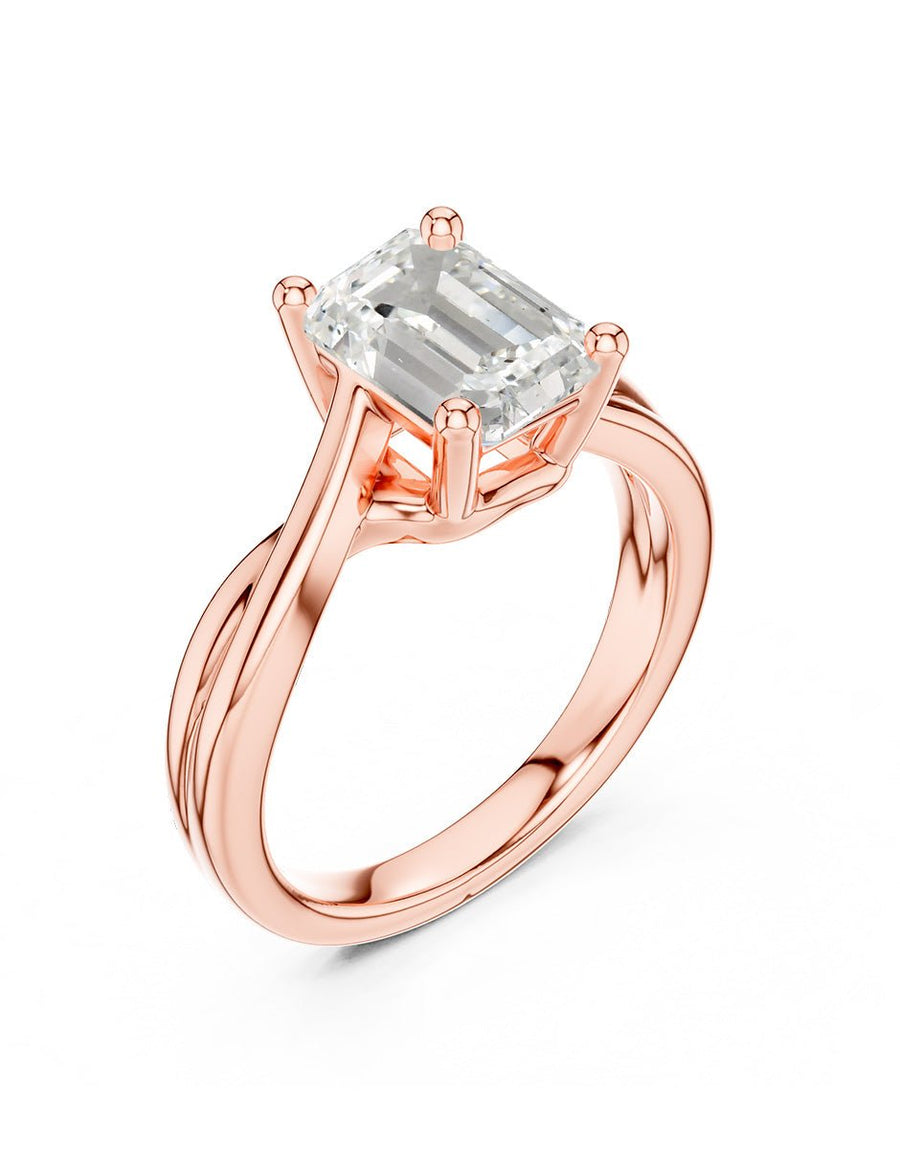 Anillo de Compromiso - solitario - AMORE81-RA-CZ