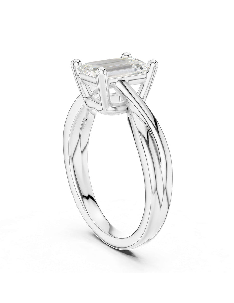 Anillo de Compromiso - solitario - AMORE81-RA-CZ