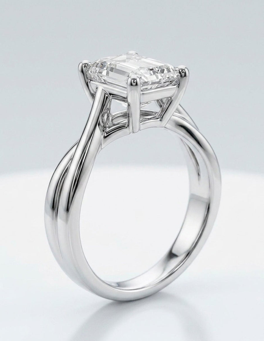 Anillo de Compromiso - solitario - AMORE81-RA-CZ