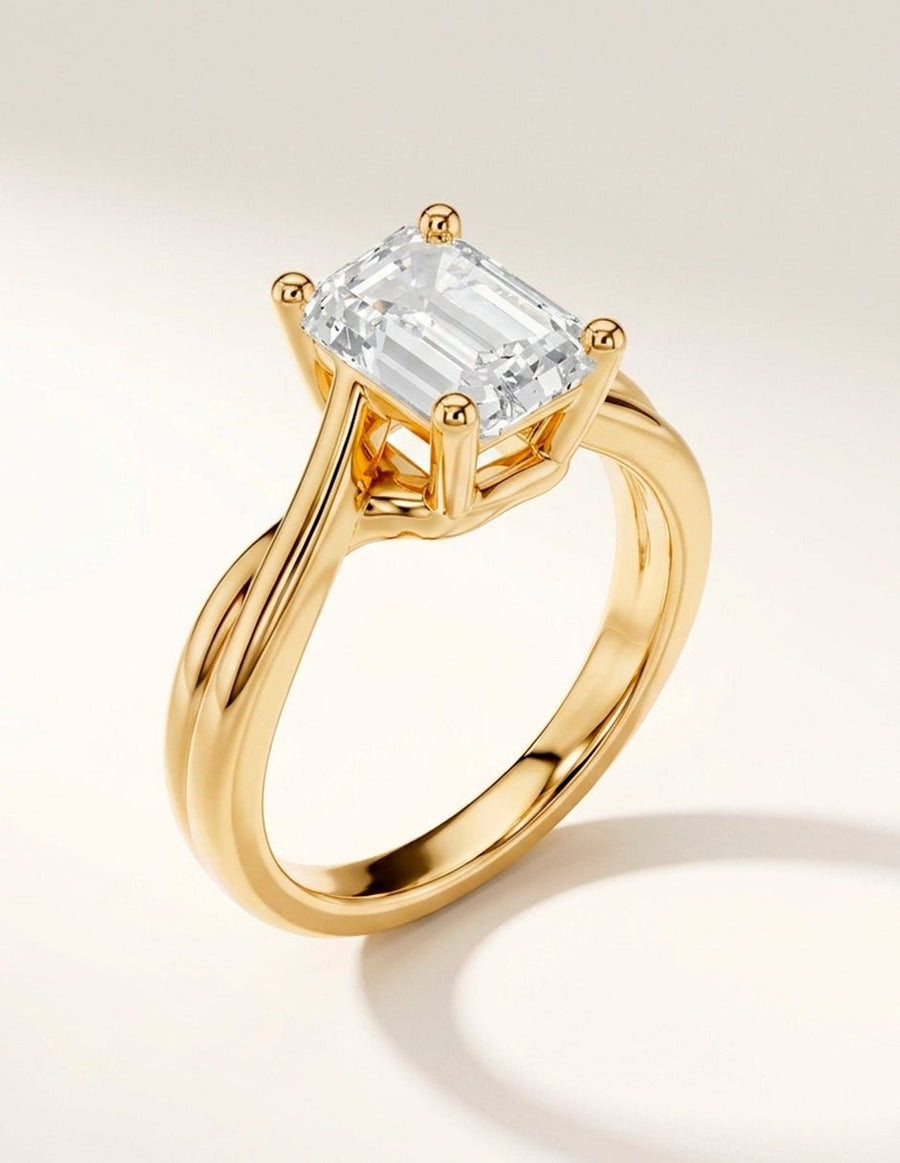 Anillo de Compromiso - solitario - AMORE81-RA-CZ