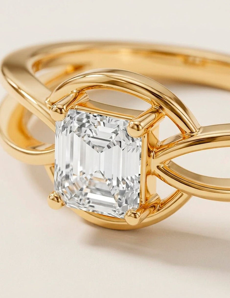 Anillo de Compromiso - solitario - AMORE86-AS-CZ