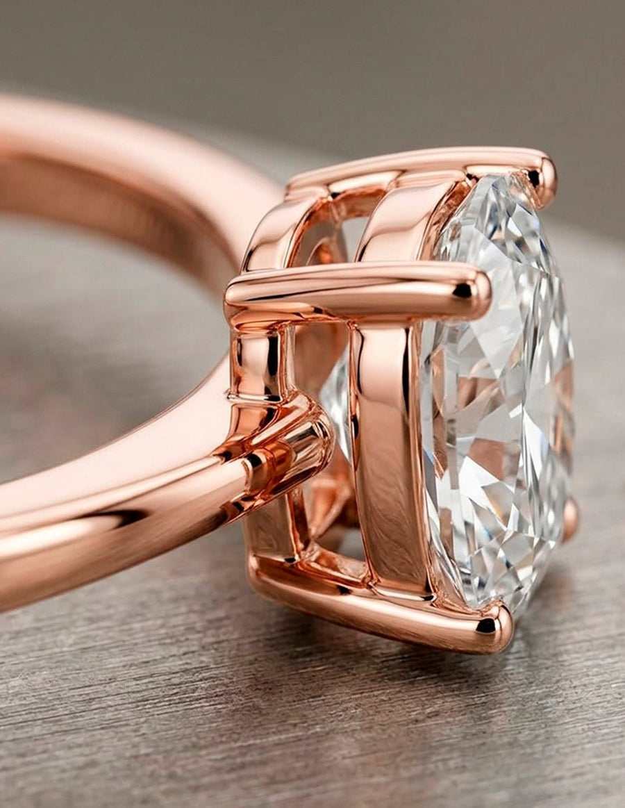 Anillo de Compromiso - solitario - AMORE88-CU-CZ
