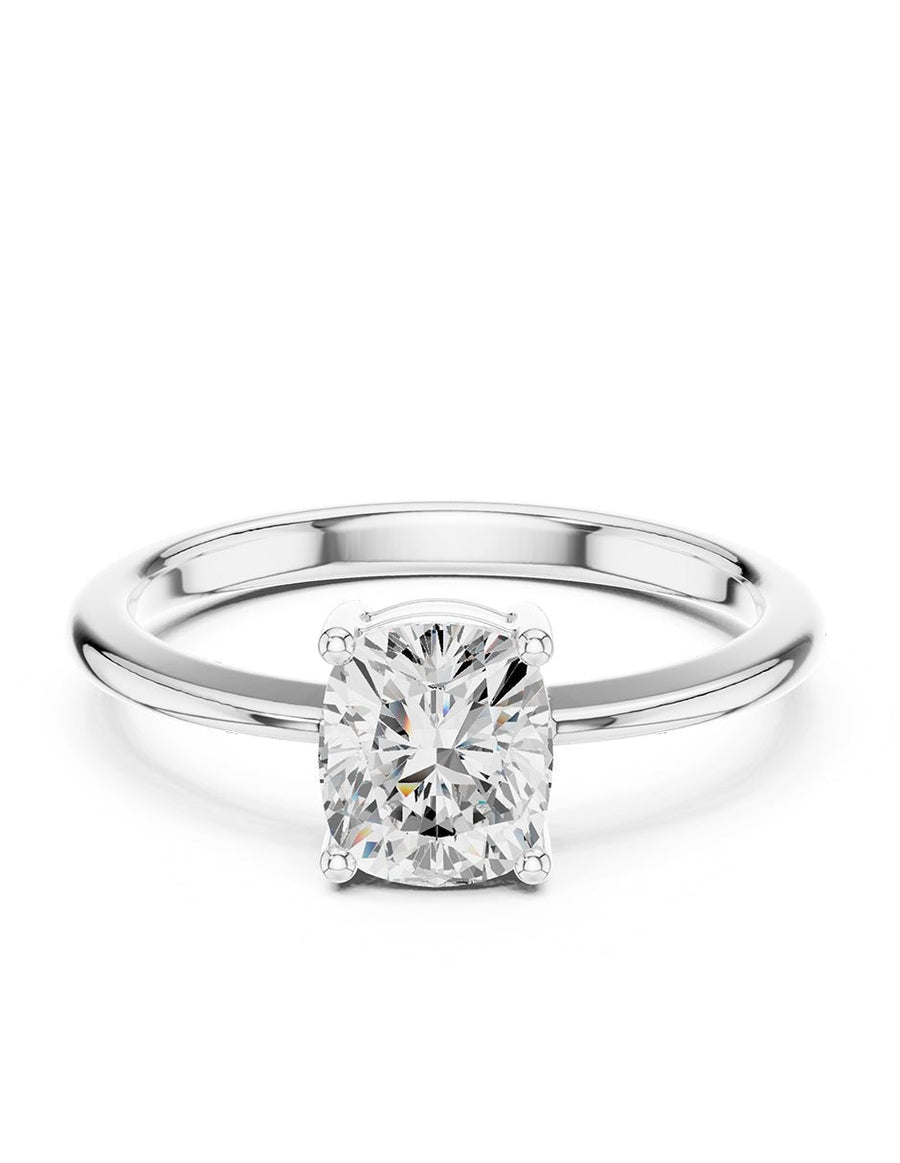 Anillo de Compromiso - solitario - AMORE88-CU-CZ