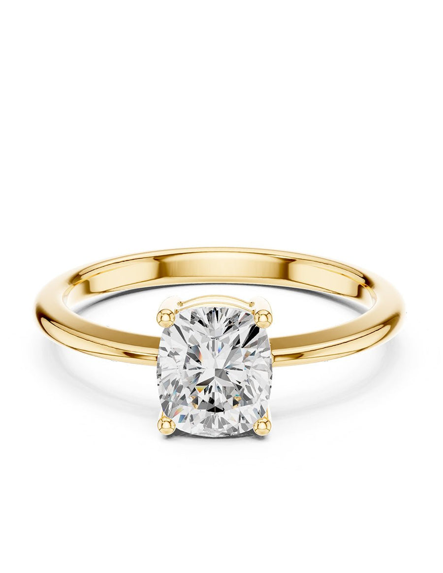 Anillo de Compromiso - solitario - AMORE88-CU-CZ