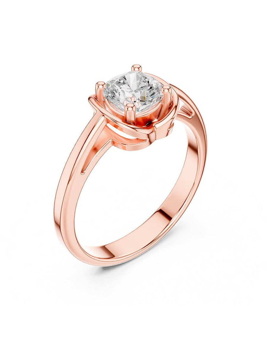 Anillo de Compromiso - solitario - AMORE89-CU-CZ