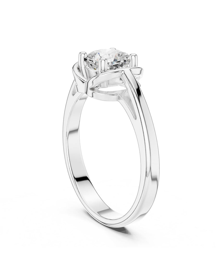 Anillo de Compromiso - solitario - AMORE89-CU-CZ