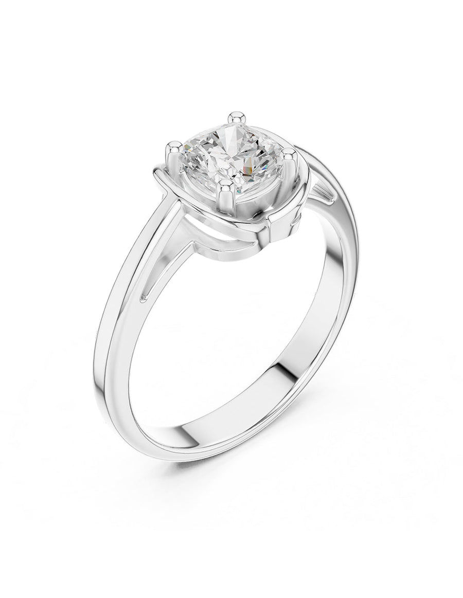 Anillo de Compromiso - solitario - AMORE89-CU-CZ
