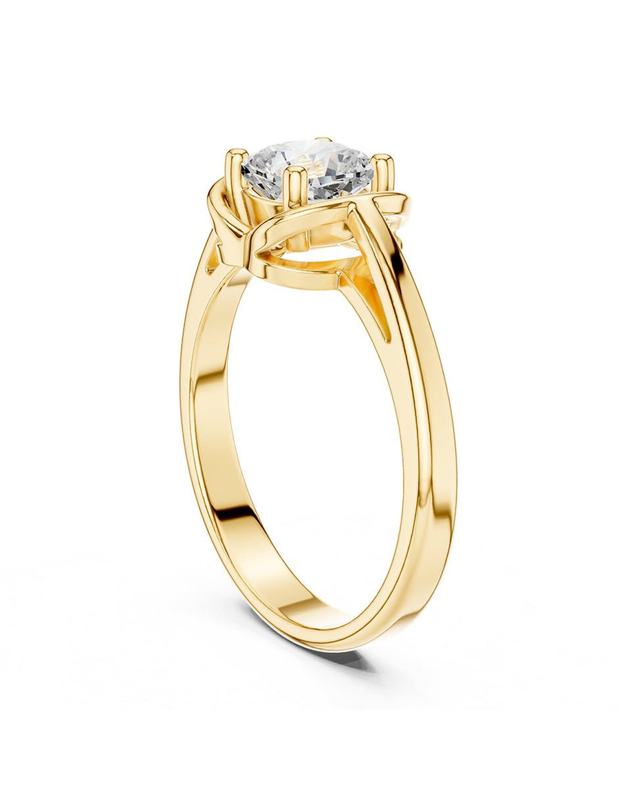 Anillo de Compromiso - solitario - AMORE89-CU-CZ