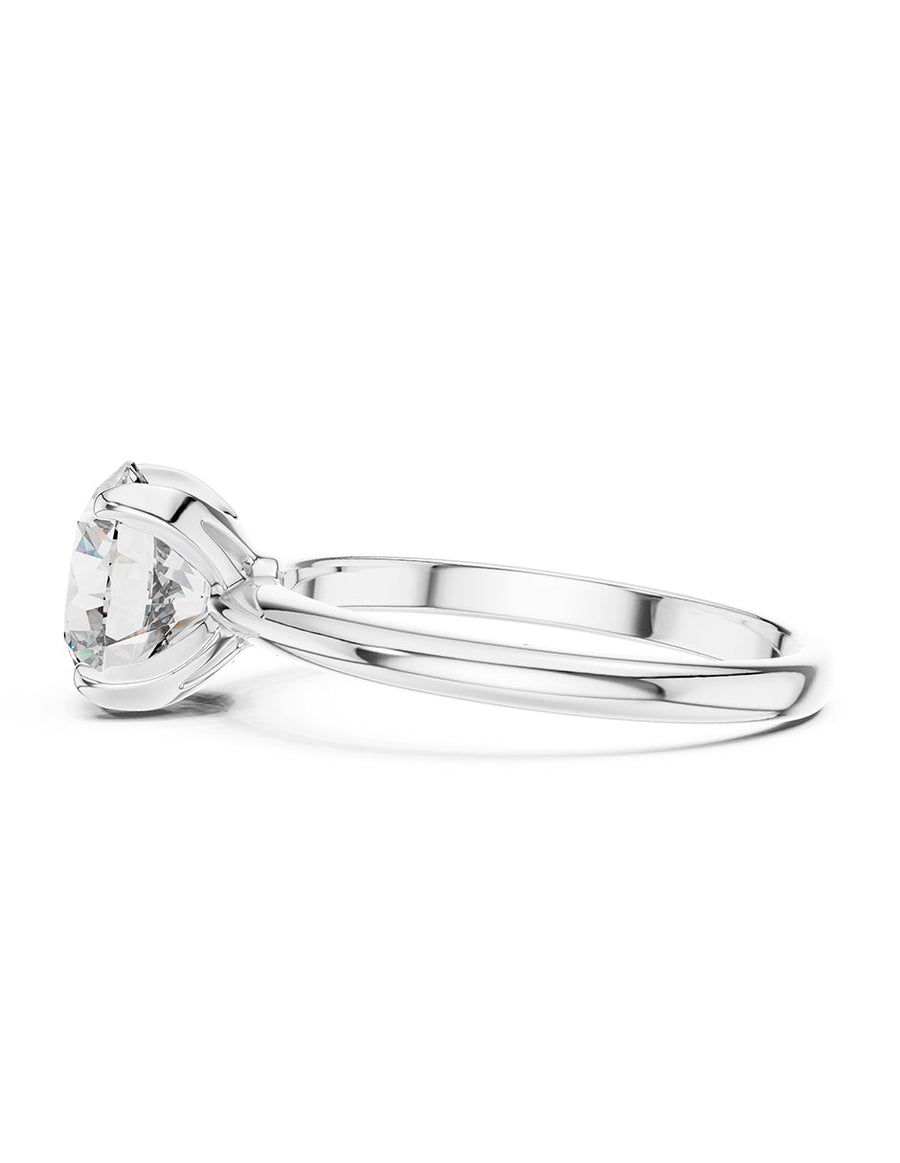 Anillo de Compromiso - solitario - AMORE9-RD-CZ