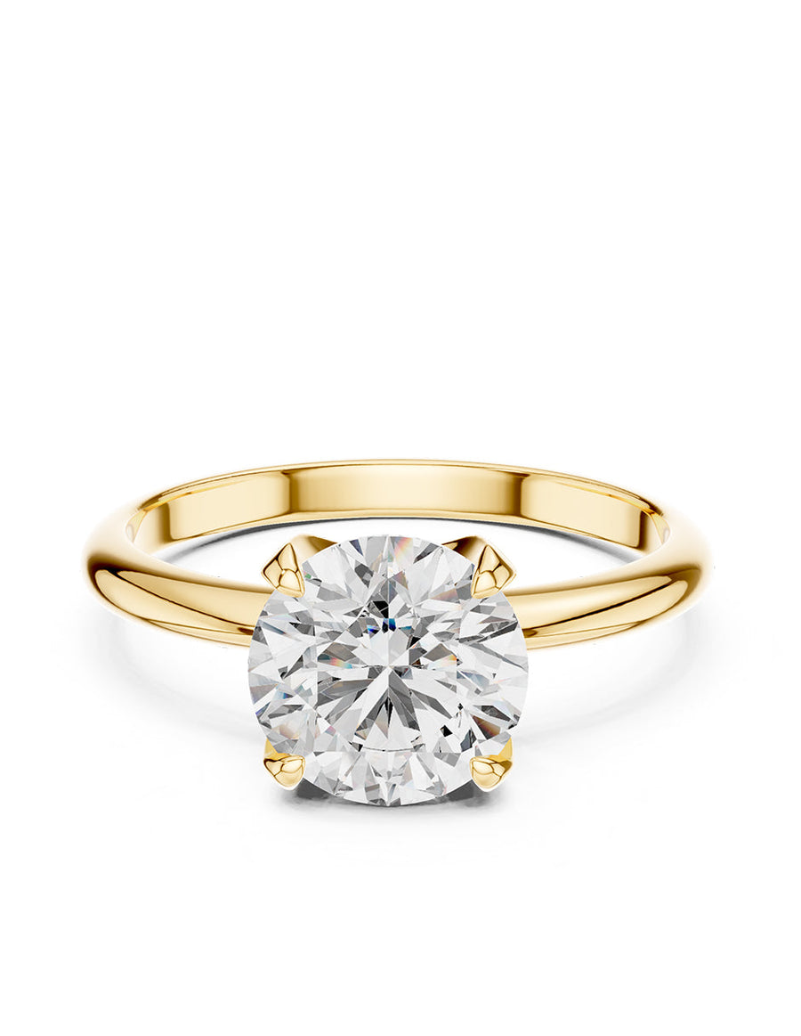 Anillo de Compromiso - solitario - AMORE9-RD-CZ