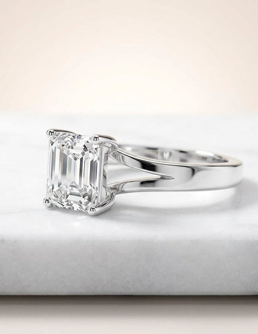 Anillo de Compromiso - solitario - AMORE93-AS-CZ