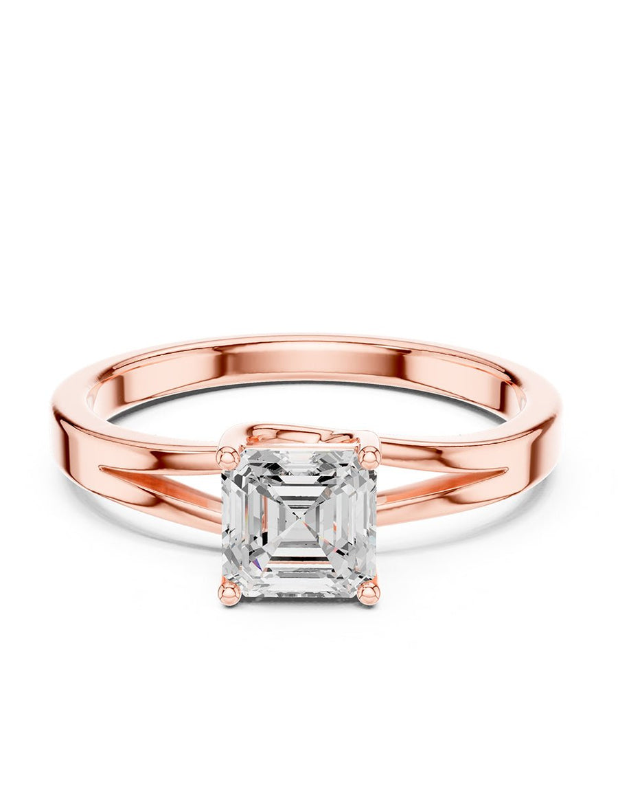 Anillo de Compromiso - solitario - AMORE93-AS-CZ