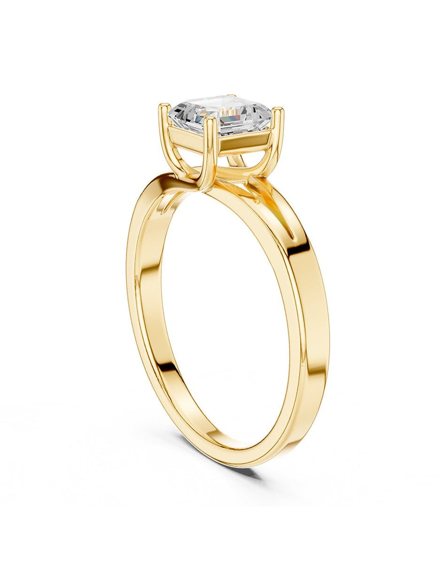 Anillo de Compromiso - solitario - AMORE93-AS-CZ