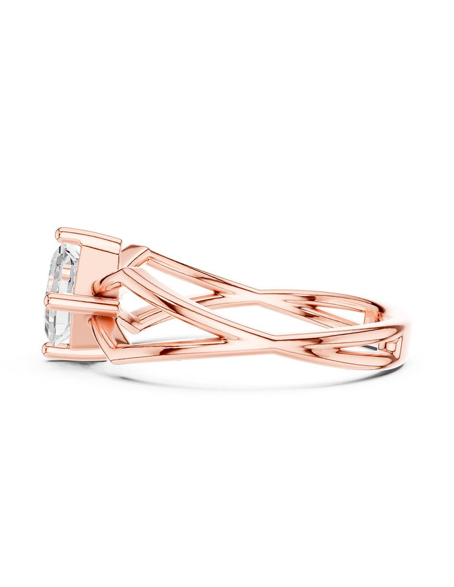 Anillo de Compromiso - solitario - AMORE94-AS-CZ