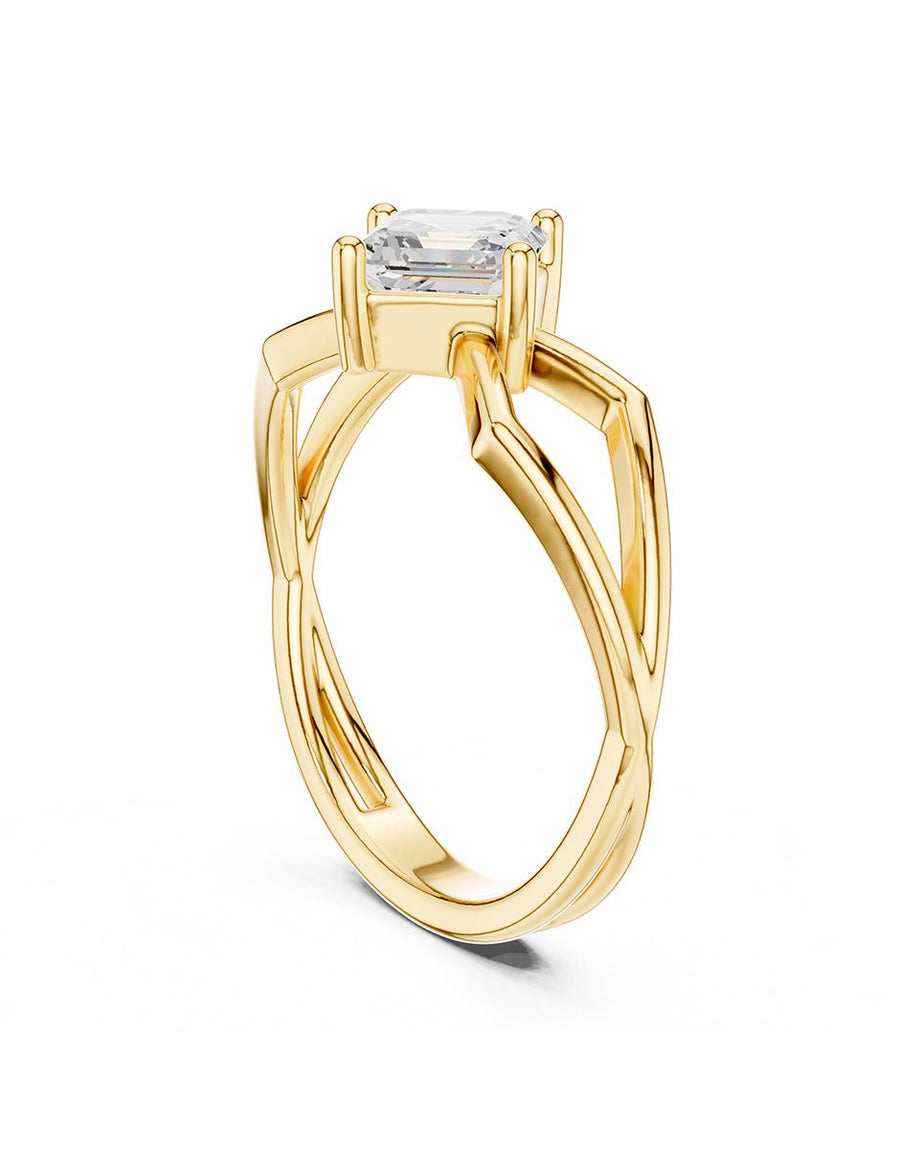 Anillo de Compromiso - solitario - AMORE94-AS-CZ