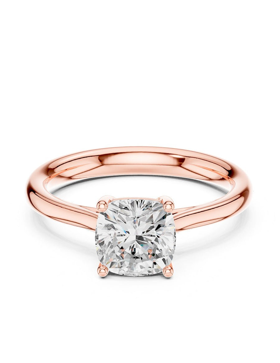 Anillo de Compromiso - solitario - AMORE96-CU-CZ