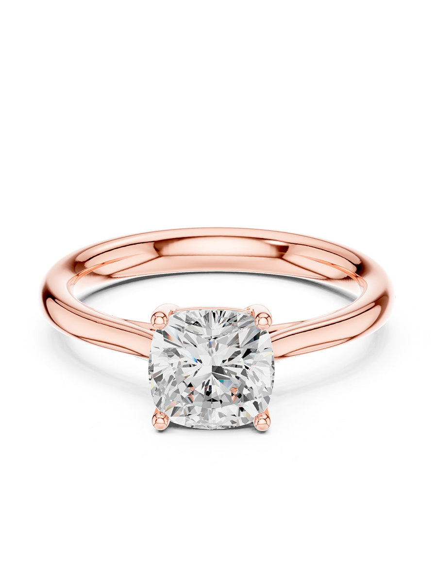 Anillo de compromiso - solitario - AMORE96-CU-LG