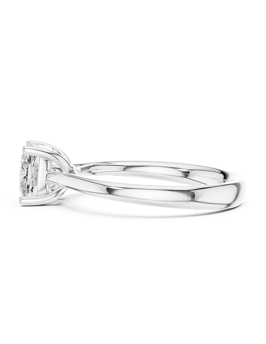 Anillo de Compromiso - solitario - AMORE96-CU-CZ