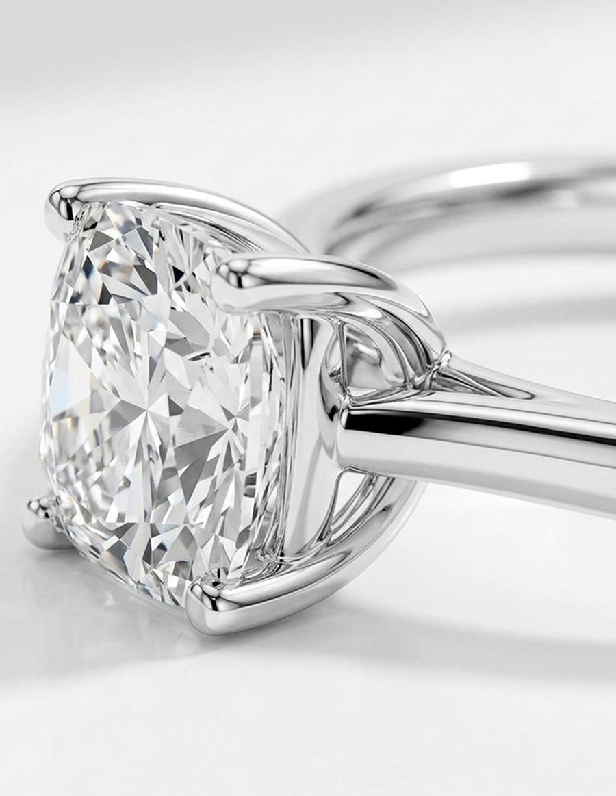 Anillo de compromiso - solitario - AMORE96-CU-LG