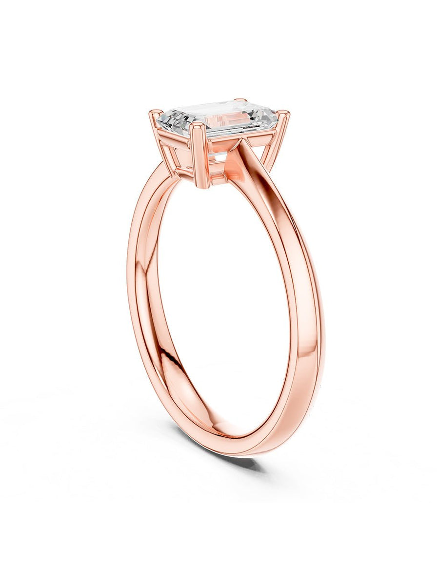 Anillo de Compromiso - solitario - AMORE97-EM-CZ