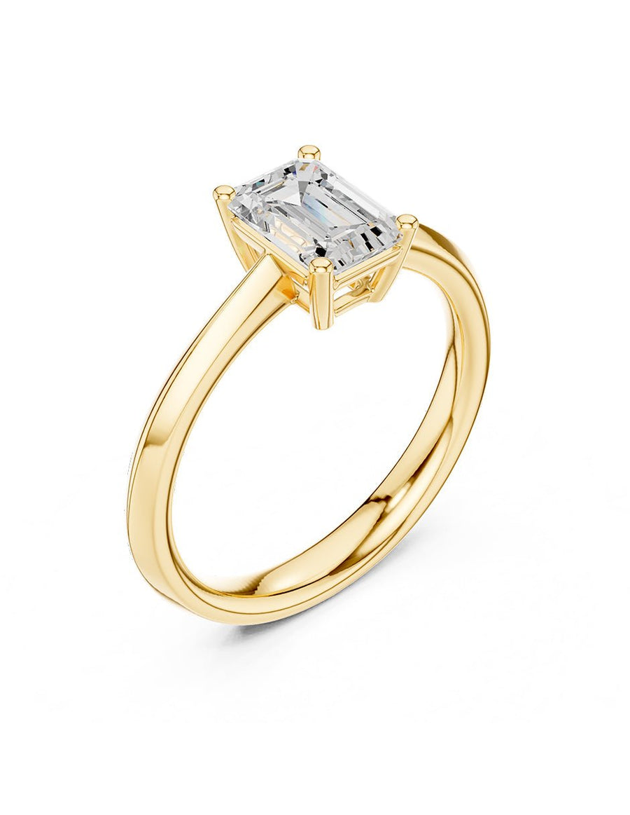 Anillo de Compromiso - solitario - AMORE97-EM-CZ