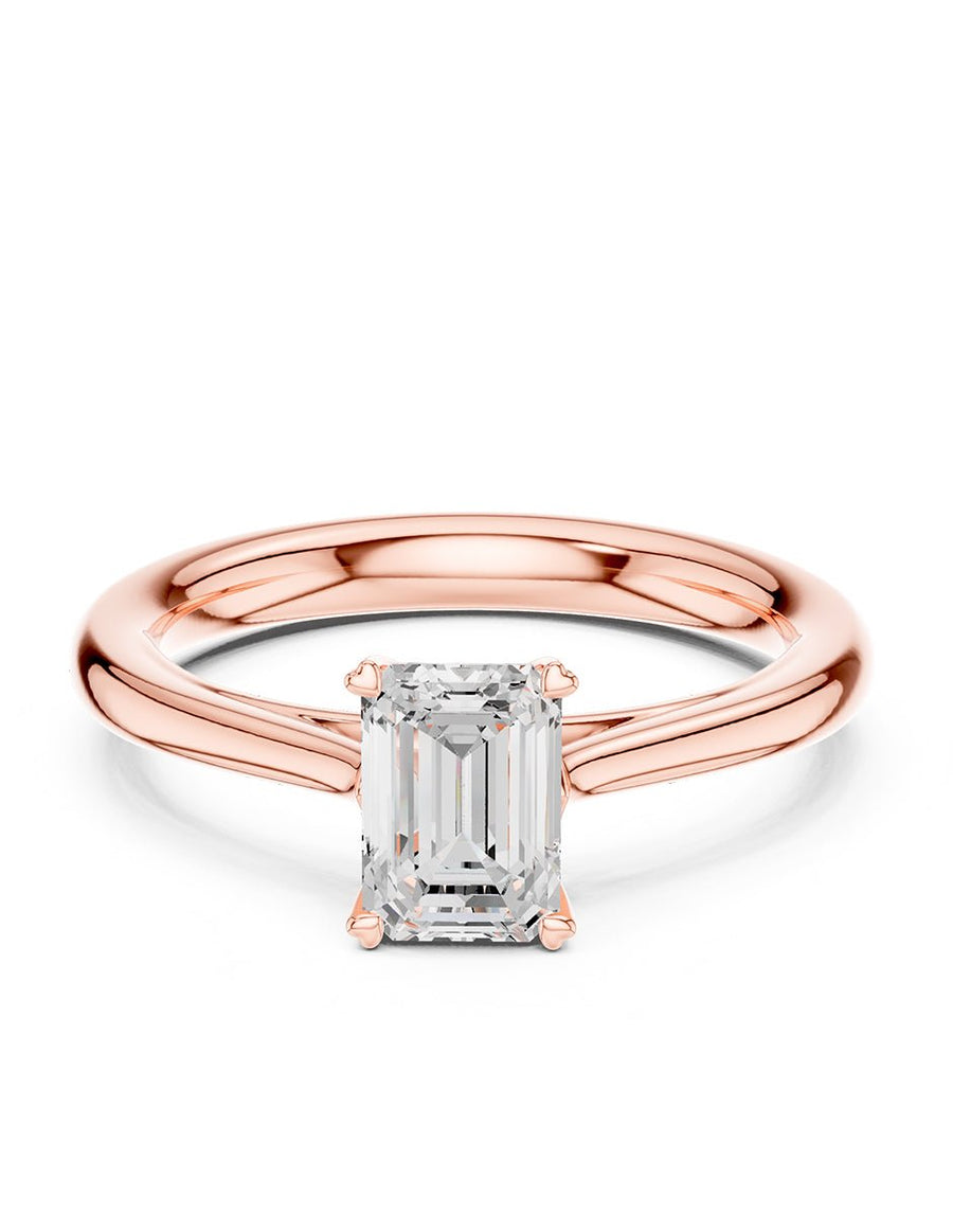 Anillo de Compromiso - solitario - AMORE98-EM-CZ