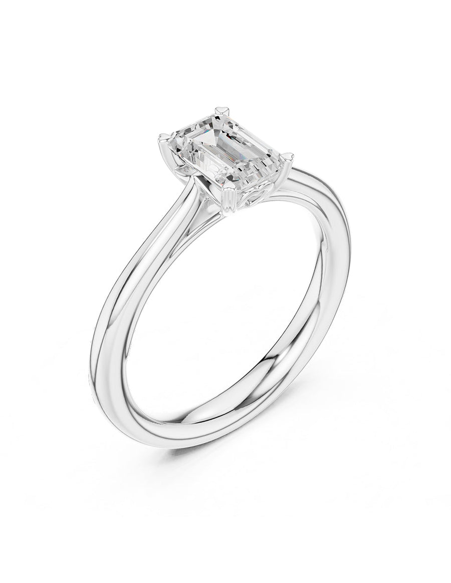 Anillo de Compromiso - solitario - AMORE98-EM-CZ
