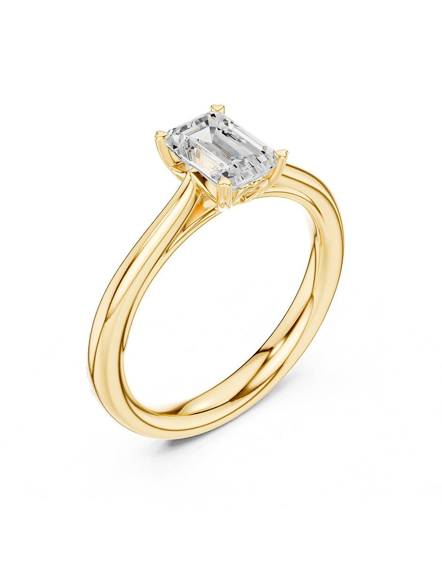Anillo de Compromiso - solitario - AMORE98-EM-CZ