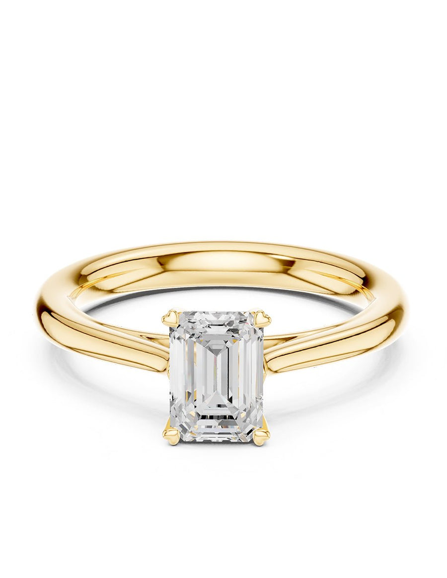 Anillo de Compromiso - solitario - AMORE98-EM-CZ