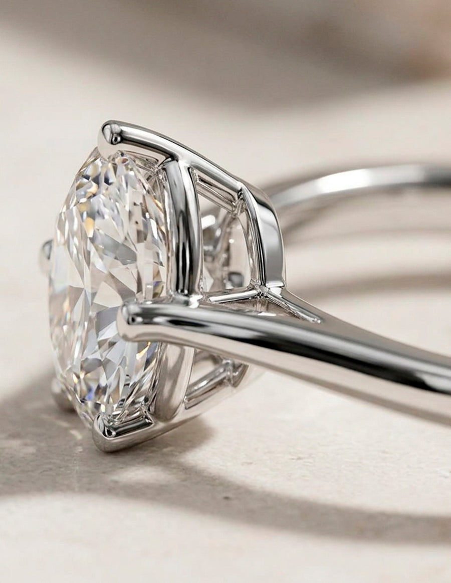 Anillo de Compromiso - solitario - AMORE599-RD-CZ
