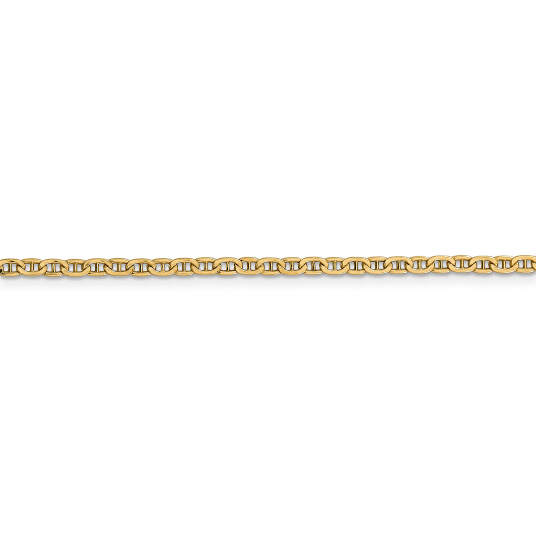 14k 2.4mm Semi-Solid Anchor Chain
