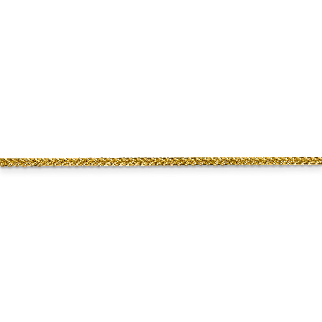 14k 2mm 3-strand semi-solid wheat chain