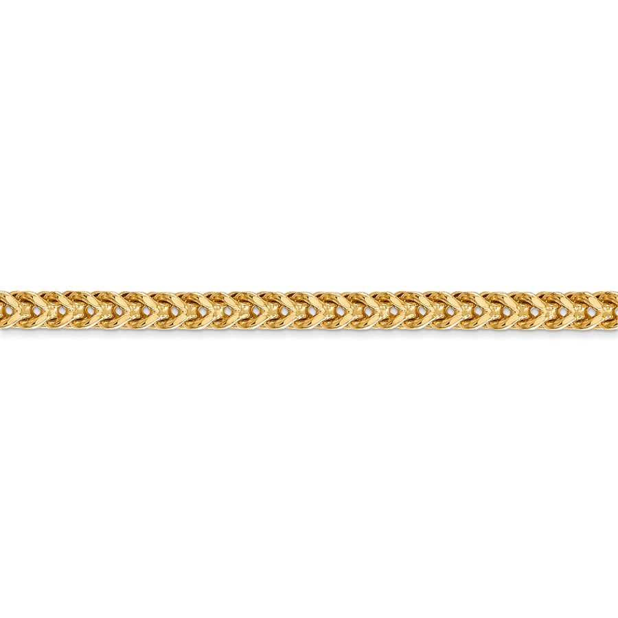 Cadena Franco semisólida de 14k y 3,7 mm
