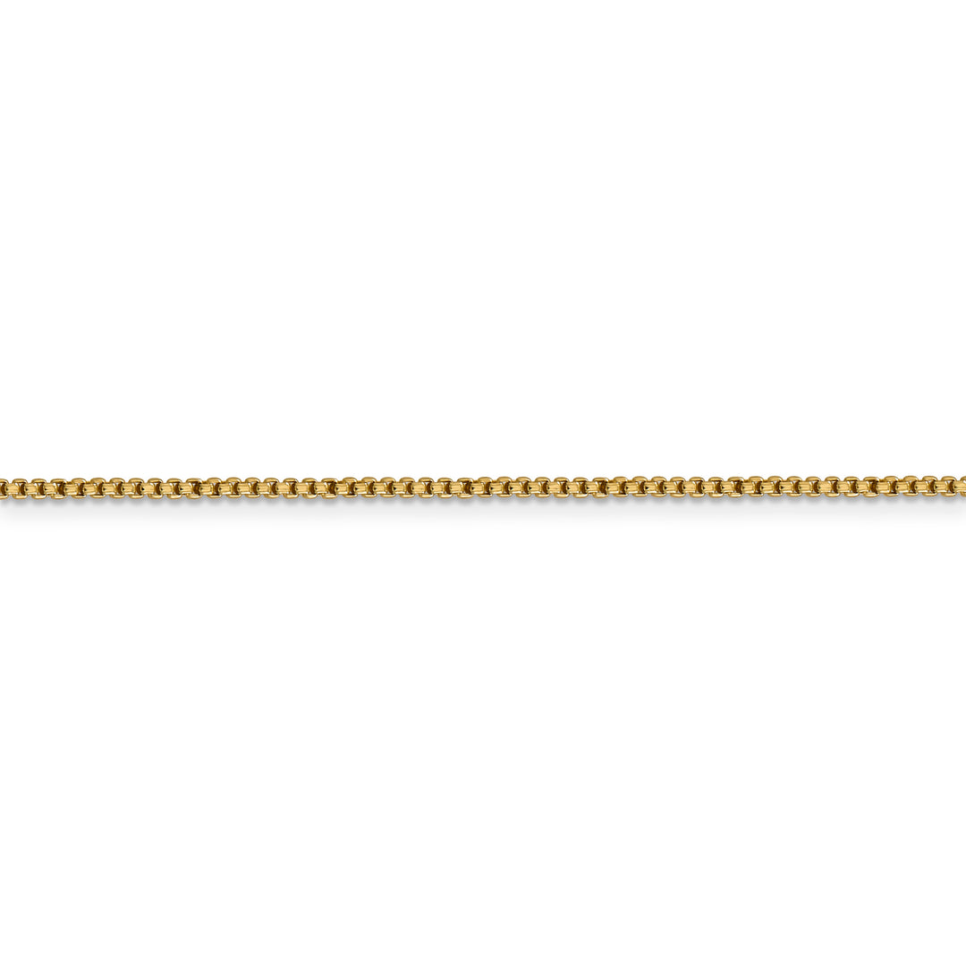 14k 1.5mm Semi-Solid Round Box Chain