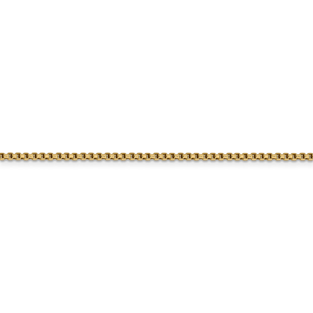 14k 1.75mm Semi-Solid Round Box Chain