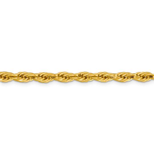 14K Yellow Gold 18 Inch 4.75mm Chain with Lobster Clasp (Semi-Solid)