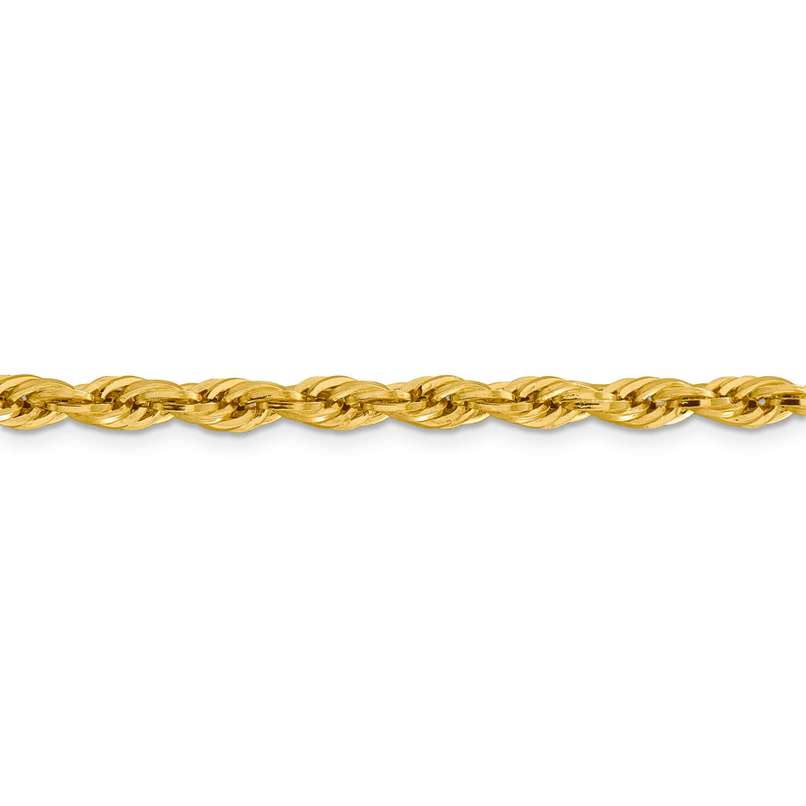 Cadena de Oro Amarillo de 14K de 18 Pulgadas y 4.75 mm con Cierre de Langosta (Semi-Sólida)