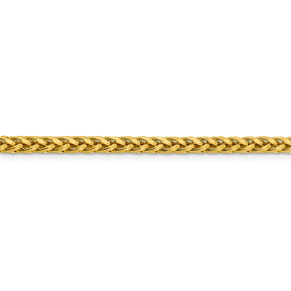 14k 3.7mm Semi-Solid D/C Wheat Chain
