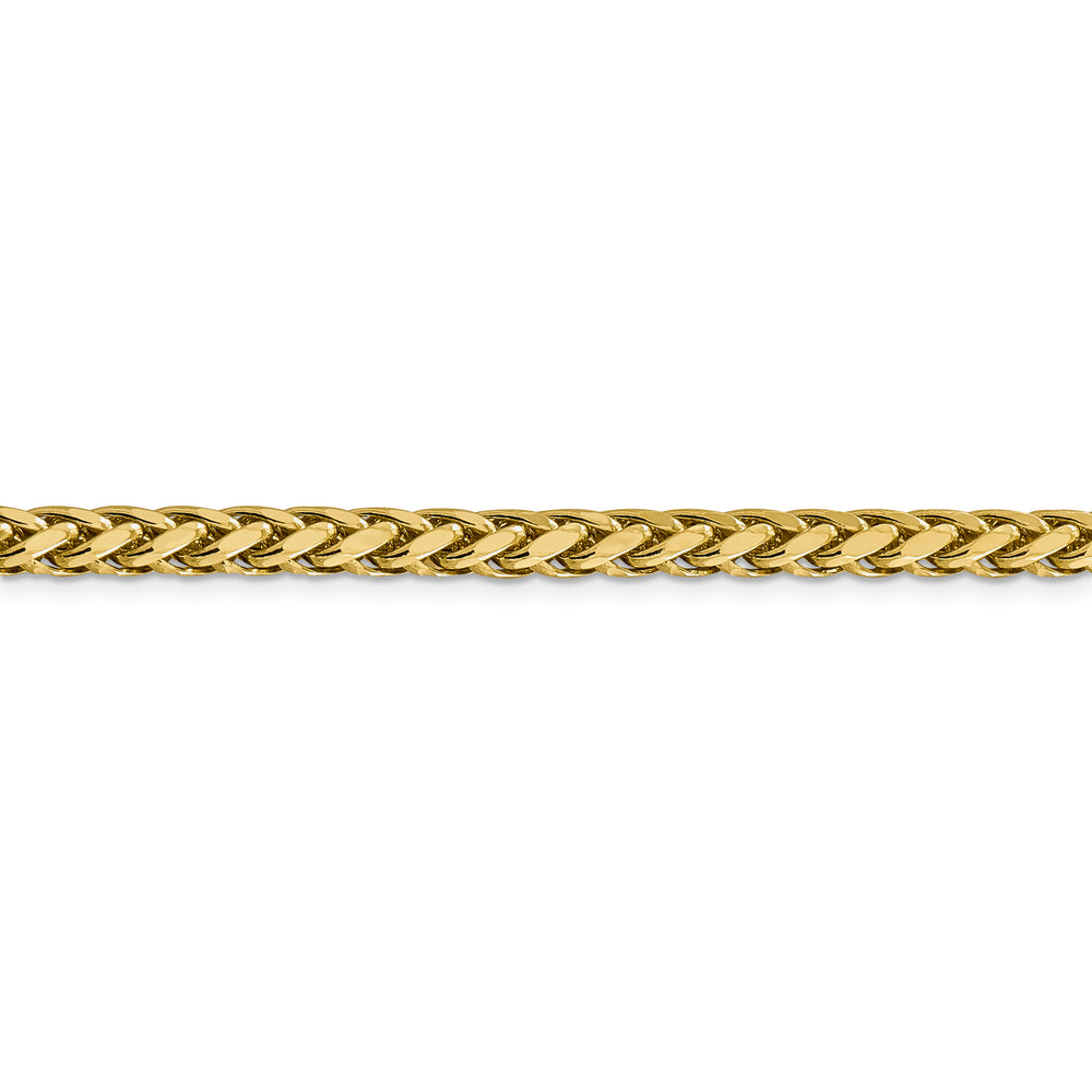 14k 5mm Semi-Solid D/C Wheat Chain