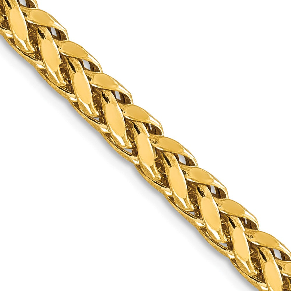 14k 5mm Semi-Solid D/C Wheat Chain