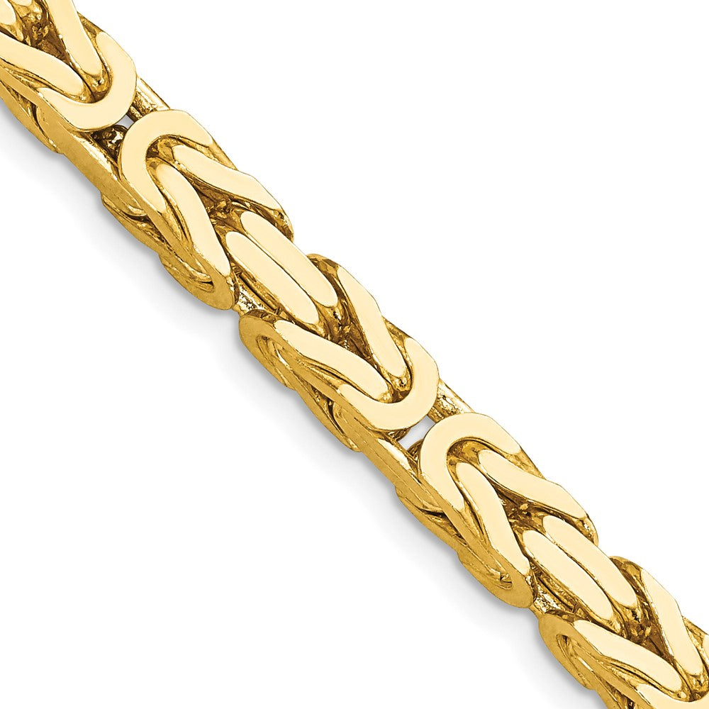 5.25mm Byzantine Chain in 14k Yellow Gold