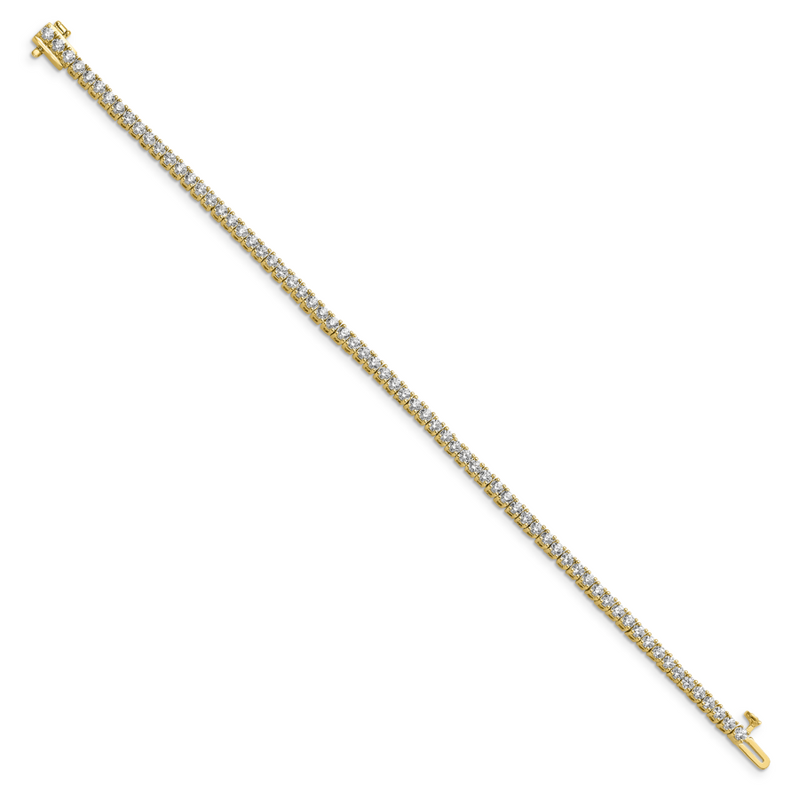 Pulsera de Tenis VS/SI FGH de Diamantes Cultivados en Laboratorio de 14k