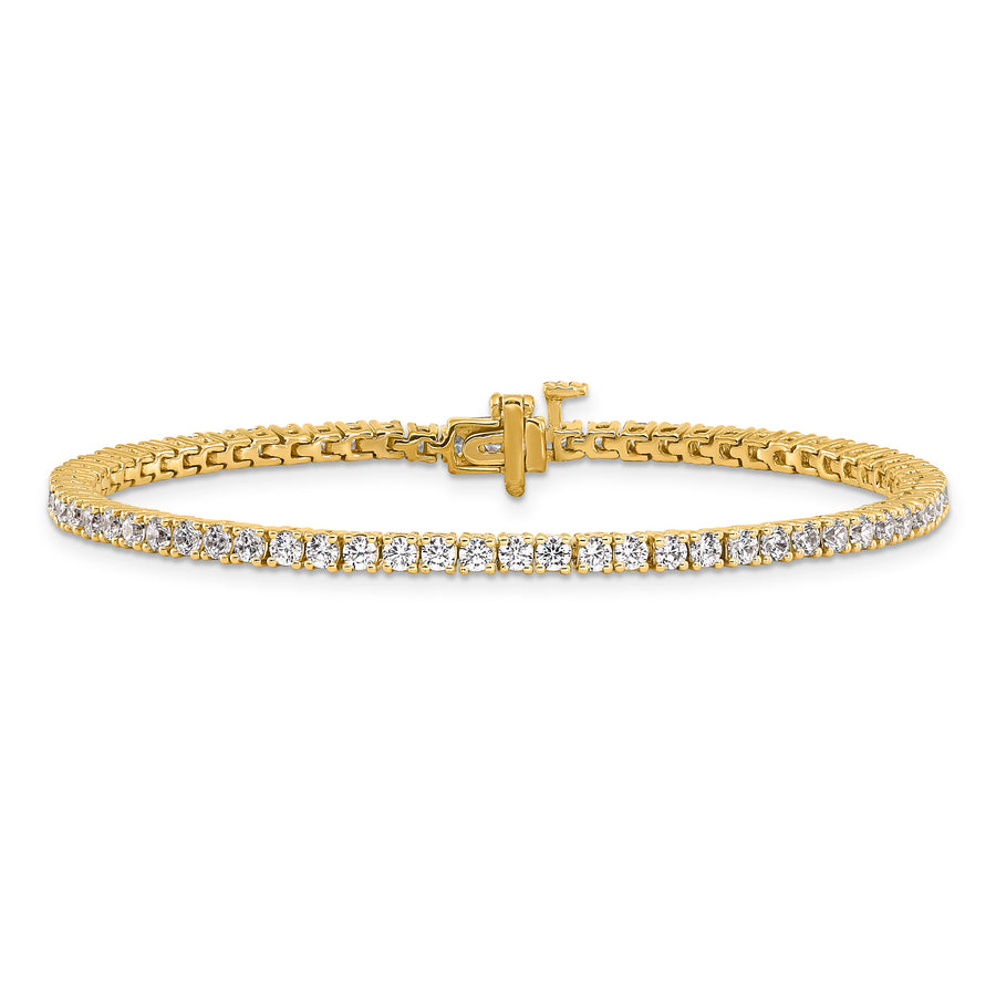 Pulsera de Tenis VS/SI FGH de Diamantes Cultivados en Laboratorio de 14k