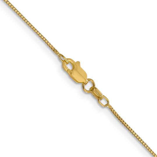 14k 0.7mm case with lobster clasp chain