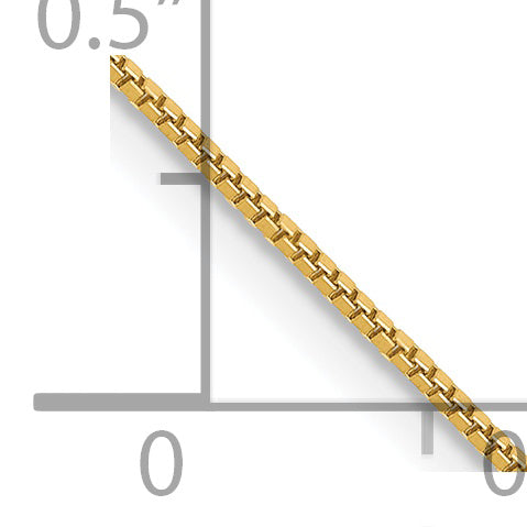 14k 0.7mm case with lobster clasp chain