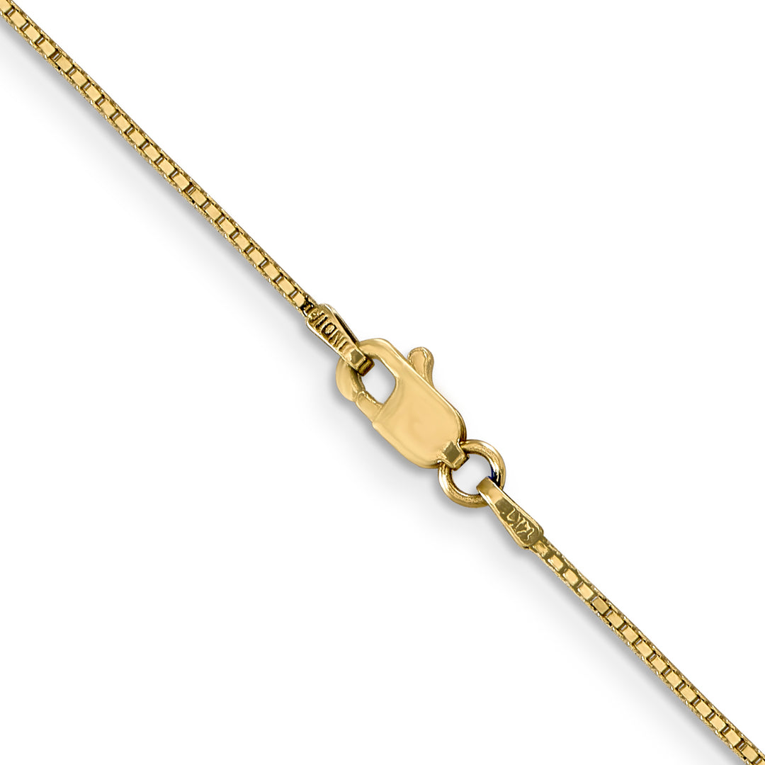 14k 0.9mm case with lobster clasp chain