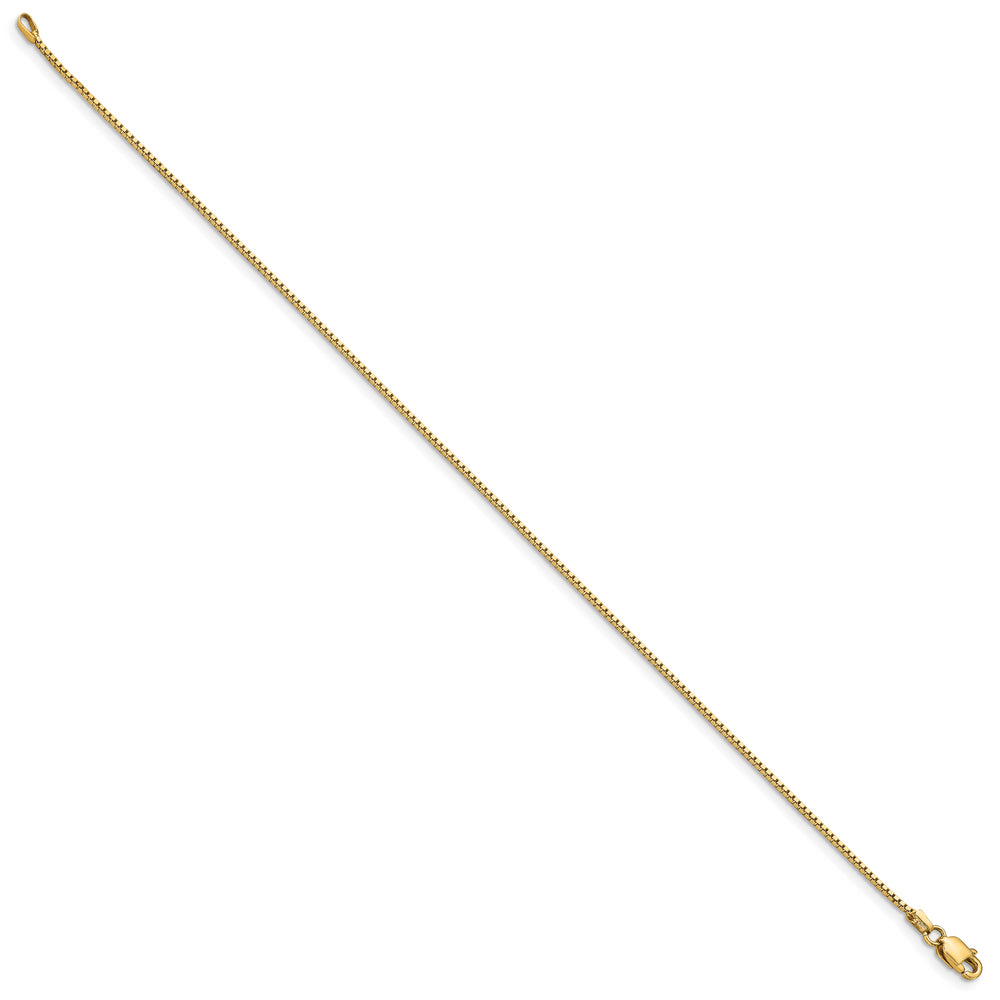 Pulsera de Oro Amarillo de 14k de 7 pulgadas y 0.95mm con Cierre de Langosta